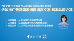 依法推广普及国家通用语言文字 筑牢认同之基